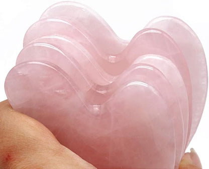 Gua Sha (Pink Heart-Shaped Massage Pebble)