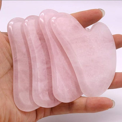 Gua Sha (Pink Heart-Shaped Massage Pebble)