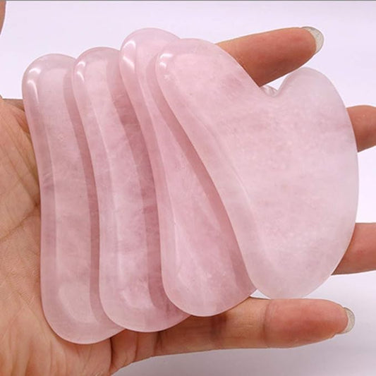 Gua Sha (Pink Heart-Shaped Massage Pebble)